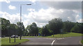 A617 roundabout from B6417 near Pleasley