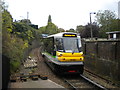 Parry People Mover entering Stourbridge Town