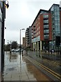 Looking south-east from West Street towards Devonshire Street