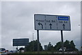 Road sign near Exeter Services