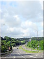 A30 Westbound Two Bridges Approaching Rest Area