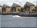 Waterskier in Royal Victoria Dock