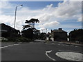 Looking from the mini roundabout into Pickhurst Lane