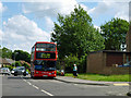 A 294 bus at terminus of route