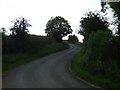 Twisty road towards North Luffenham