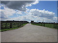 The entrance to Moor House Farm