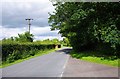 Bishops Wood Lane, looking east, near to Crossway Green