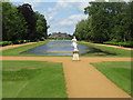 TL0934 : The Long Canal at Wrest Park by M J Richardson