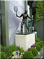 TQ2472 : The Fred Perry Statue at Wimbledon by Basher Eyre