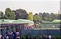 TQ2471 : Wimbledon 1987 - The view South-southeast from the Centre Court building by Barry Shimmon