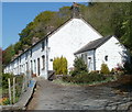 Side view of Grade II* listed Forge Row Cottages, Cwmavon