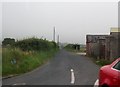 Glenloughan Road at its junction with the A2