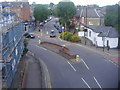 Stapleton Hall Road at the junction of Ferme Park Road