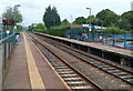 A view NW along Cathays railway station, Cardiff