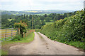 Estate track from Common Lane