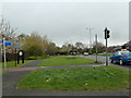 Grass verge on the A61