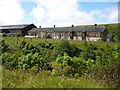 Derelict factory buildings, Rhymney