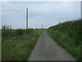 Lane towards Burnhouse