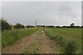 SK9890 : Track to Highland Farm by J.Hannan-Briggs