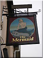 Sign for "The Mermaid" in Princes Street