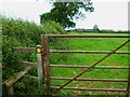 Field footpath to Redlands