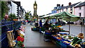 Machynlleth; damp market day