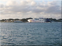SZ0386 : Studland: two ferries by Chris Downer