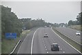 ST1017 : Mid Devon : The M5 Motorway & Somerset Border by Lewis Clarke
