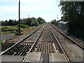 A view WSW from Hewish Level Crossing