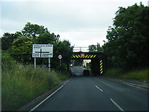 SE4015 : Railway bridge over Newstead Lane by Colin Pyle