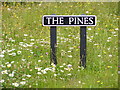 TG1806 : The Pines sign by Geographer