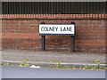 TG1905 : Colney Lane sign by Geographer