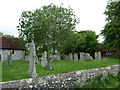 SU3146 : St Michael & All Angels, Weyhill: churchyard (A) by Basher Eyre
