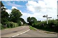 Road junction between Cackle Street and Brede