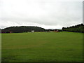 NZ3031 : Cricket pitch, Ferryhill Station by Robert Graham