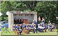 Getting ready for the speeches and the declaration of loyalty to God, Ulster and the Crown