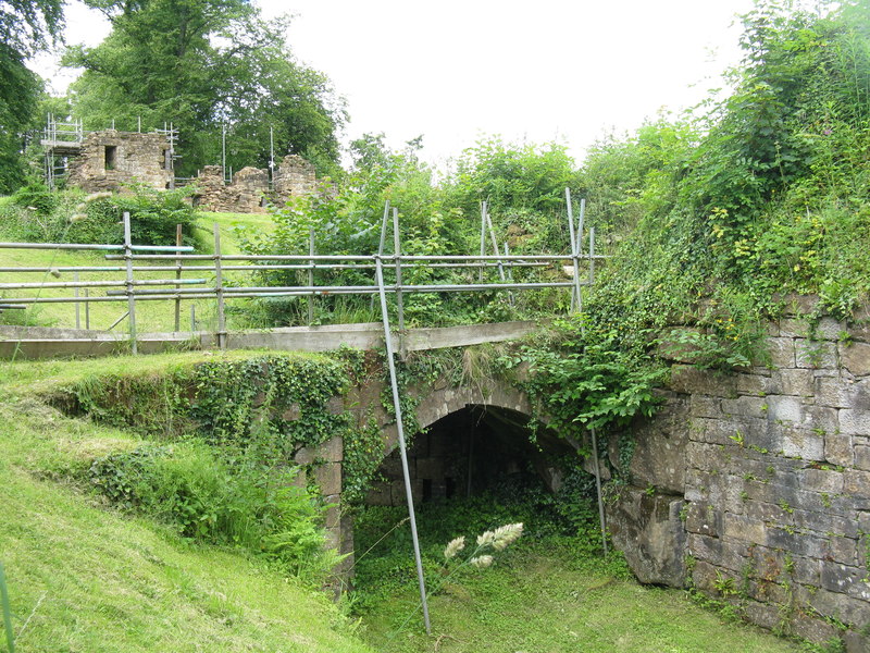 Cadzow Castle entrance bridge © M J Richardson :: Geograph Britain and ...