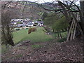 Looking down the tramway incline