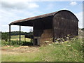 SU5629 : Barn beside the King's Way by Colin Smith