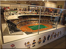 TQ3884 : Lego model of Olympic Stadium by David Hawgood
