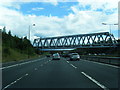 M60 passes under railway at Brinnington