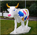 J5082 : 'CowParade' cow, Bangor by Rossographer