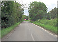 Buckland Road enters Buckland Marsh