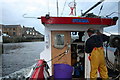 Preparing to berth in Lossiemouth harbour