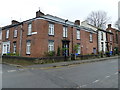 Houses at the junction of Travis Place and Clarke Street