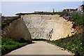 Private road to the undercliff