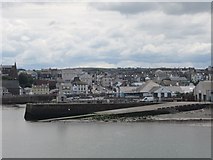 NY0336 : Maryport, seen from the embankment beside the Lighthouse by Graham Robson