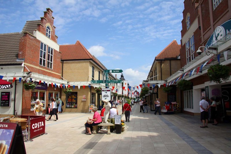 Springfields Outlet Shopping Centre © Steve Daniels :: Geograph Britain ...