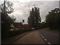 Bus stop by the Robin Hood pub, The Ridgeway