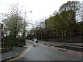 Looking from Broomspring Lane onto the B6069